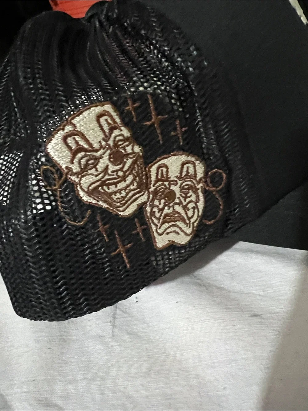 DGK Black Mesh Trucker Cap with White Inner Sweatband